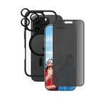 CARE by PanzerGlass® Flagship 3-in-1 Privacy Schutzset für iPhone 16 Pro