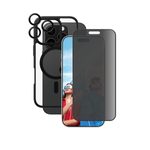 CARE by PanzerGlass® Flagship 3-in-1 Privacy Schutzset für iPhone 16 Pro