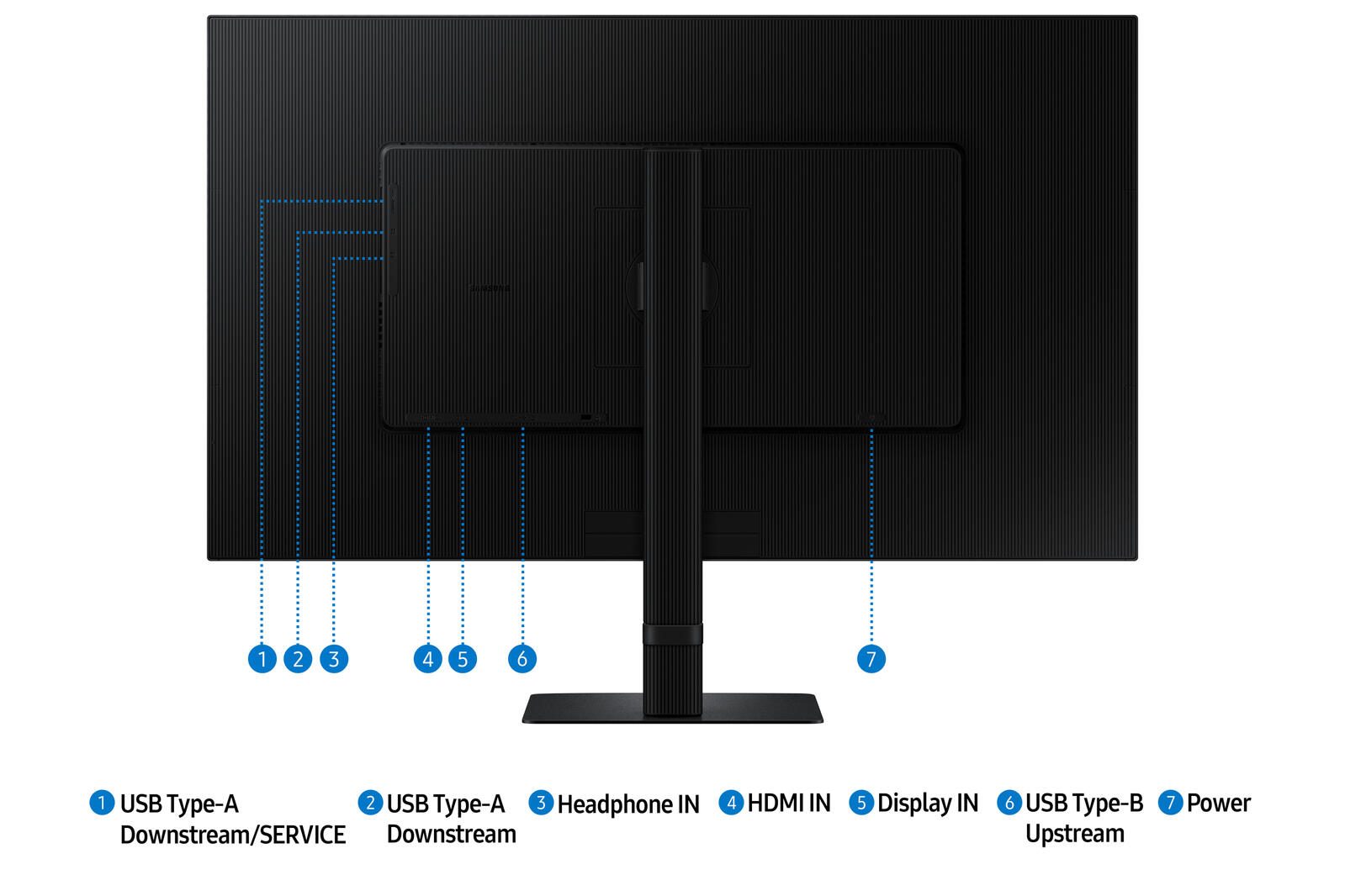 Samsung S60D Computerbildschirm 81,3 cm (32") 2560 x 1440 Pixel Quad HD LCD Schwarz