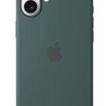Apple Silikon Case iPhone 16 Plus mit MagSafe (seegrün)