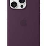 Apple Silikon Case iPhone 16 Pro mit MagSafe (pflaume)