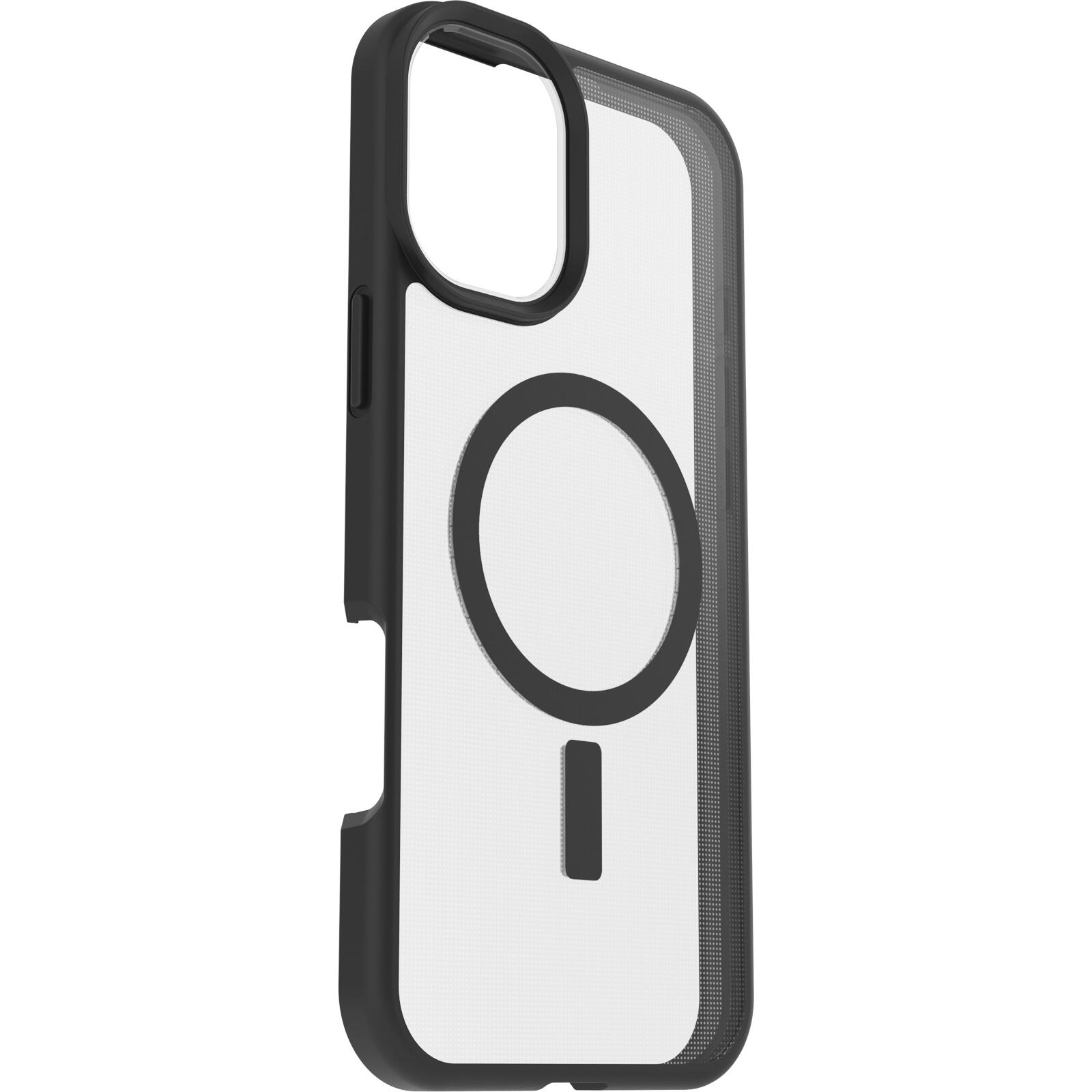 OtterBox React MagSafe Apple iPhone 16 Plus Black Crystal - clear/black