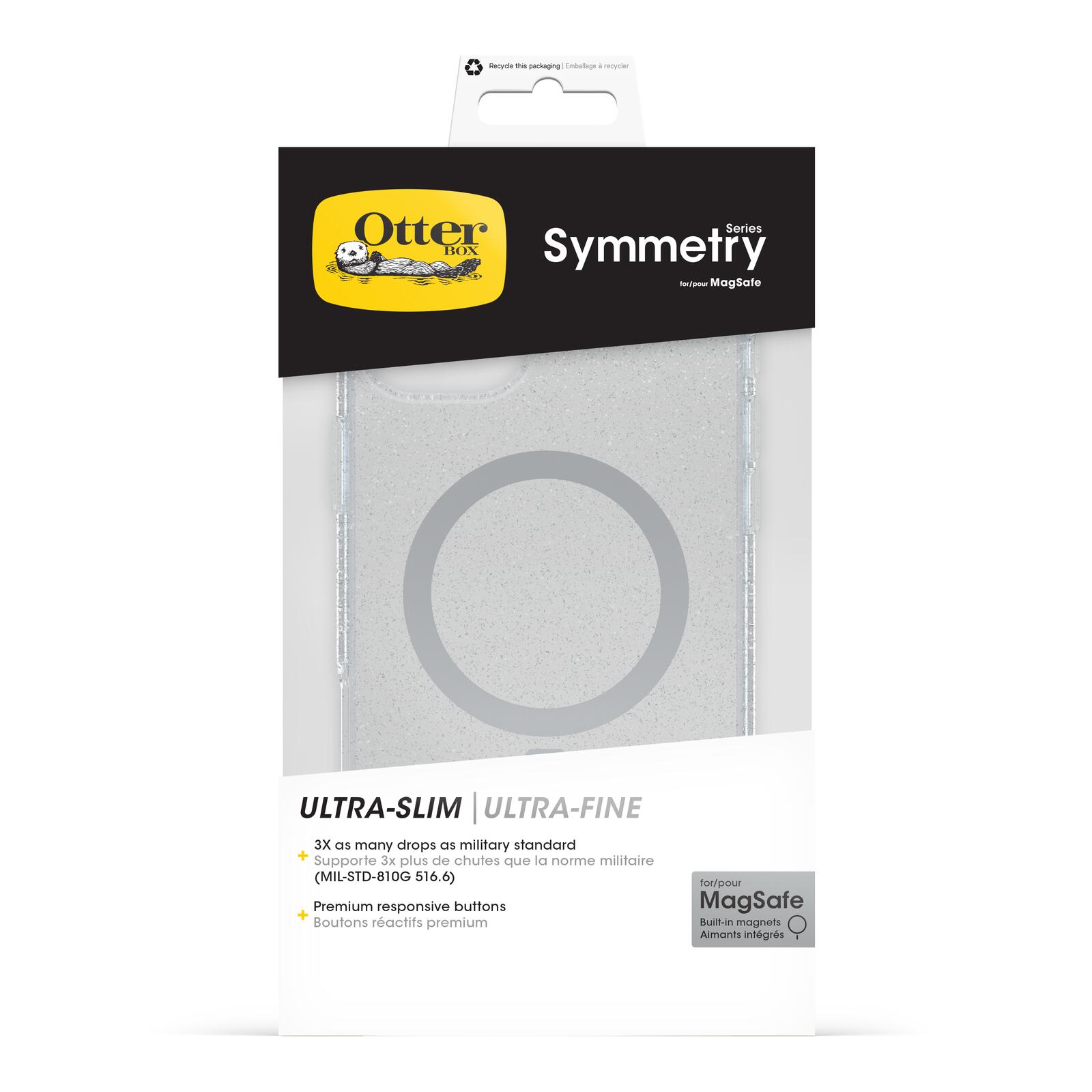 OtterBox Symmetry Clear MagSafe Apple iPhone 16 Plus Stardust - clear