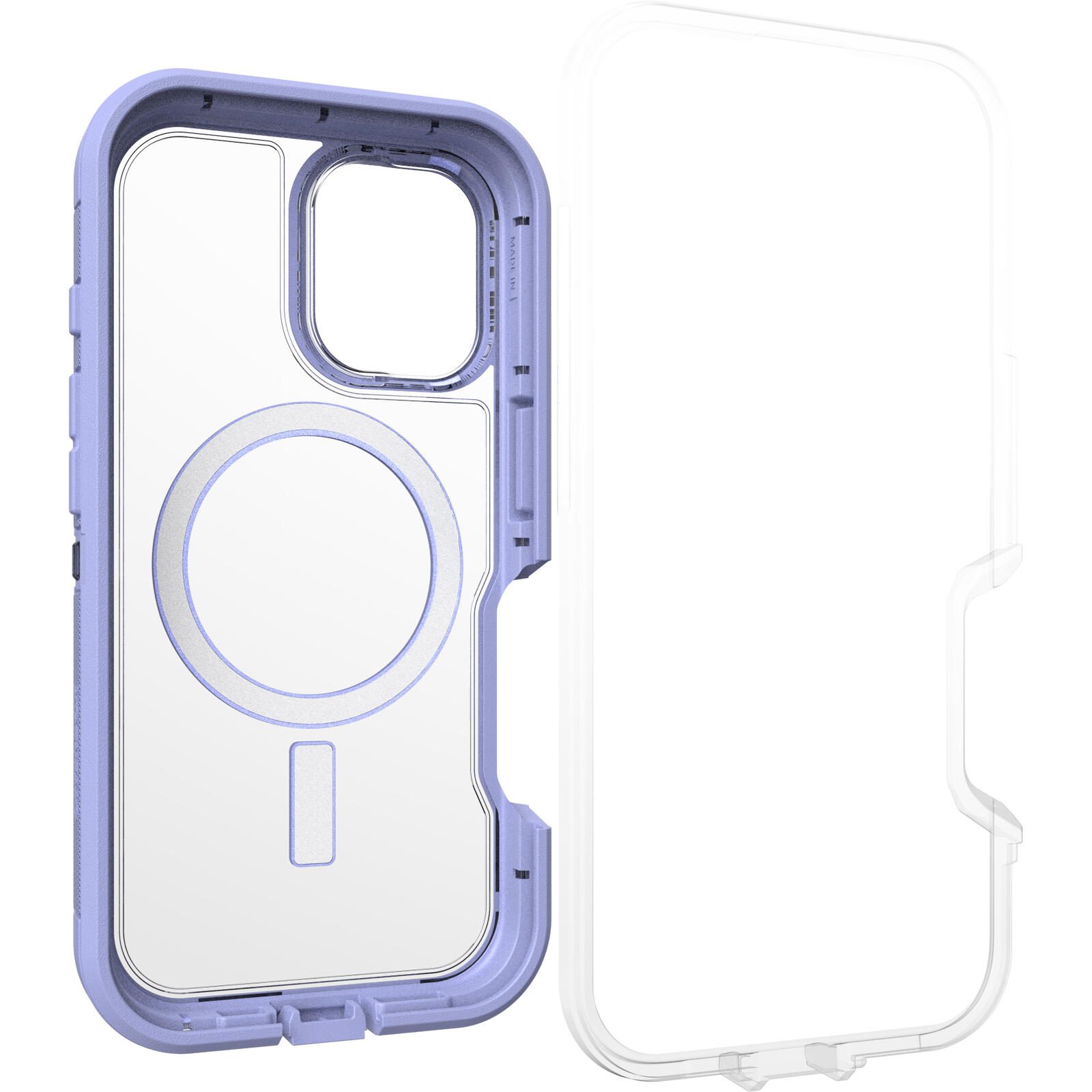 OtterBox Defender XT Clear Apple iPhone 16 Lavender Haze - clear/purple