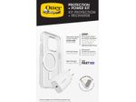 OtterBox KIT Apple iPhone 16 (Symmetry Clear MagSafe / Premium Glass / EU USB-C Wall Charger 30W - white)