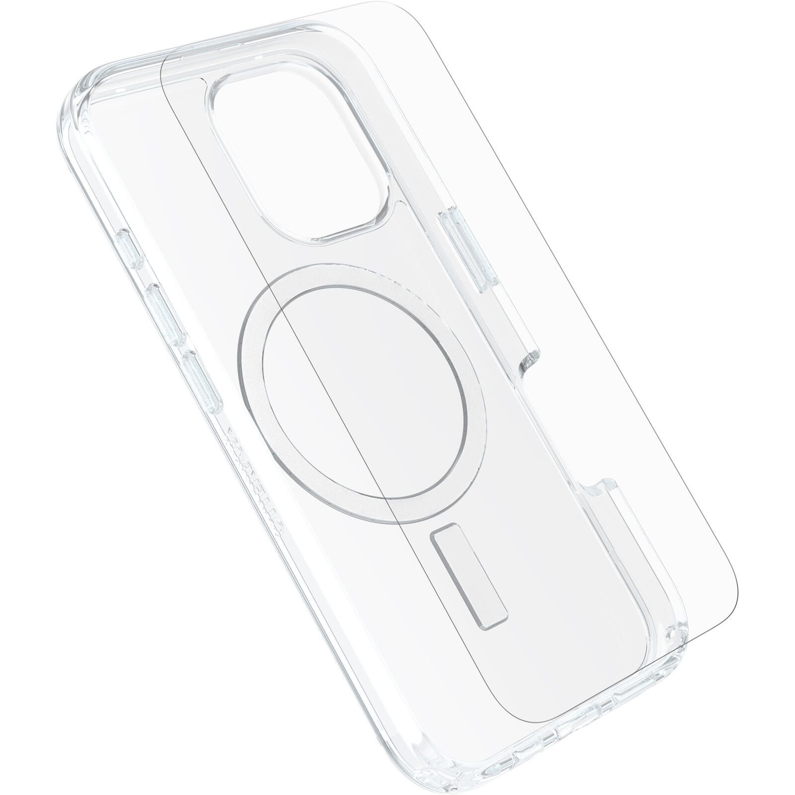OtterBox KIT Apple iPhone 16 (Symmetry Clear MagSafe / Premium Glass / EU USB-C Wall Charger 30W - white)