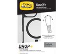 OtterBox React Necklace MagSafe Apple iPhone 16 Black Crystal - clear/black