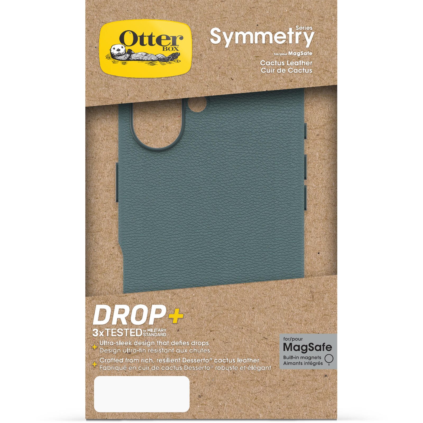 OtterBox Symmetry Cactus Leather Apple iPhone 16 Juniper Sprig - green