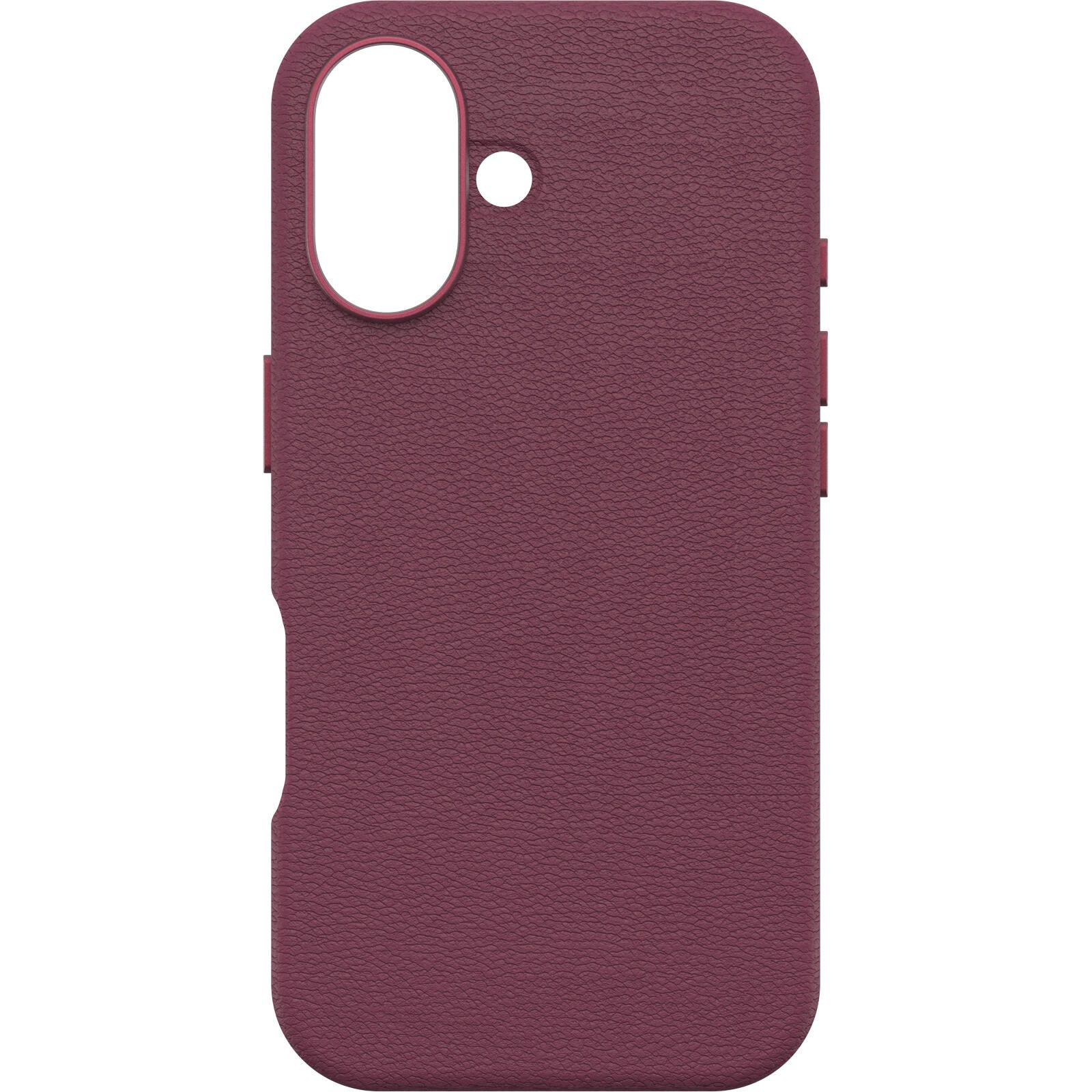 OtterBox Symmetry Cactus Leather Apple iPhone 16 Maroon Bells - red