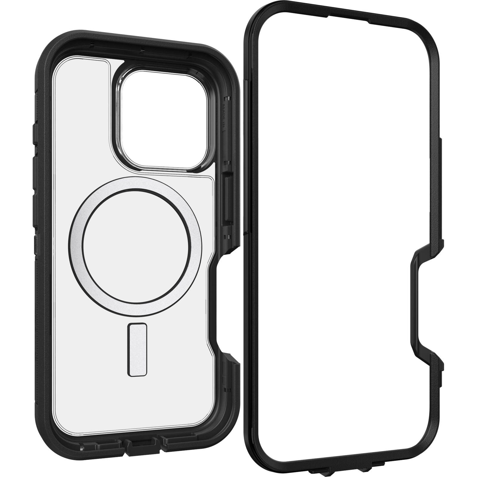 OtterBox Defender XT Clear Apple iPhone 16 Pro Dark Side - clear/black