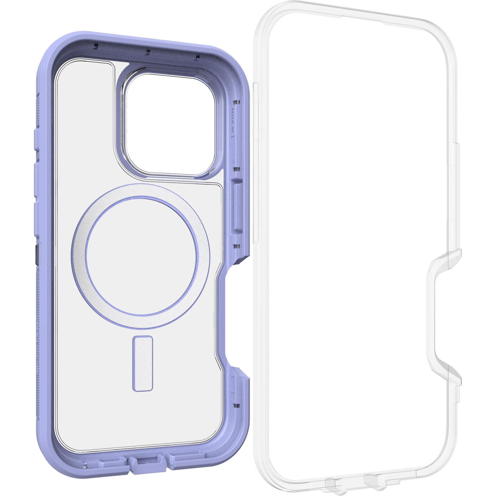 OtterBox Defender XT Clear Apple iPhone 16 Pro Lavender Haze - clear/purple