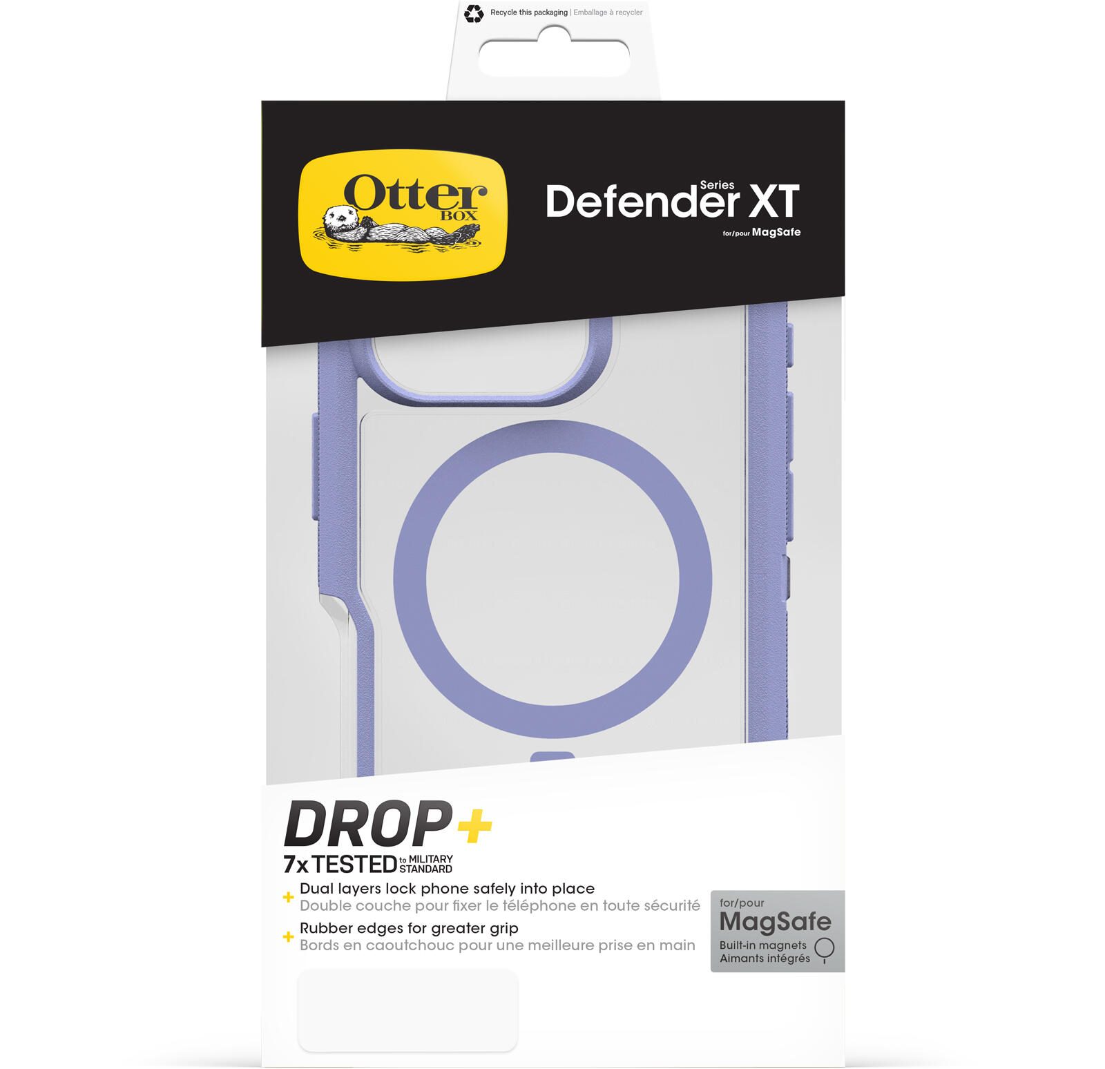 OtterBox Defender XT Clear Apple iPhone 16 Pro Lavender Haze - clear/purple