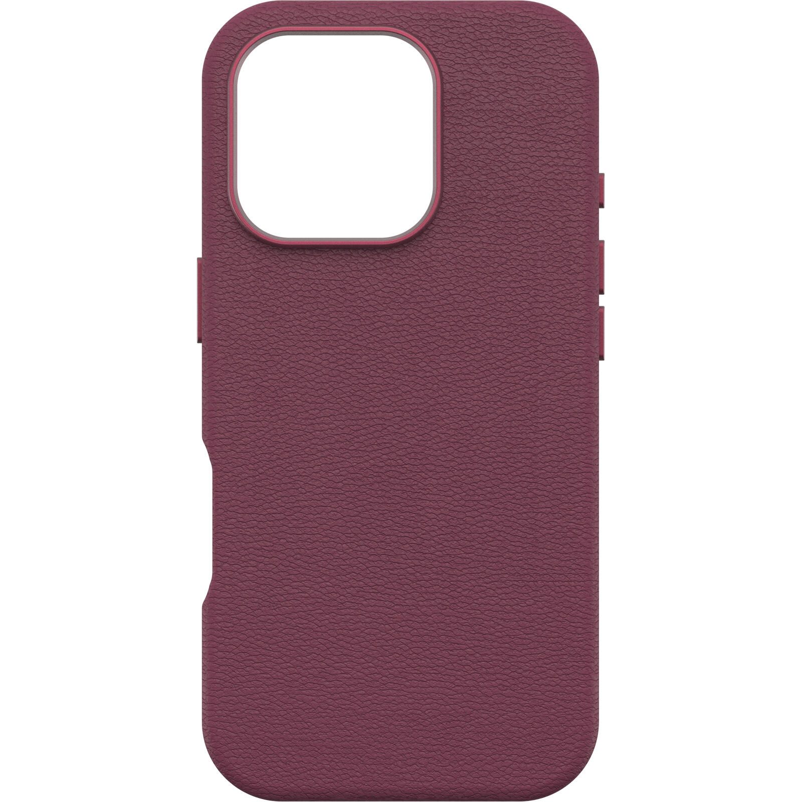 OtterBox Symmetry Cactus Leather Apple iPhone 16 Pro Maroon Bells - red