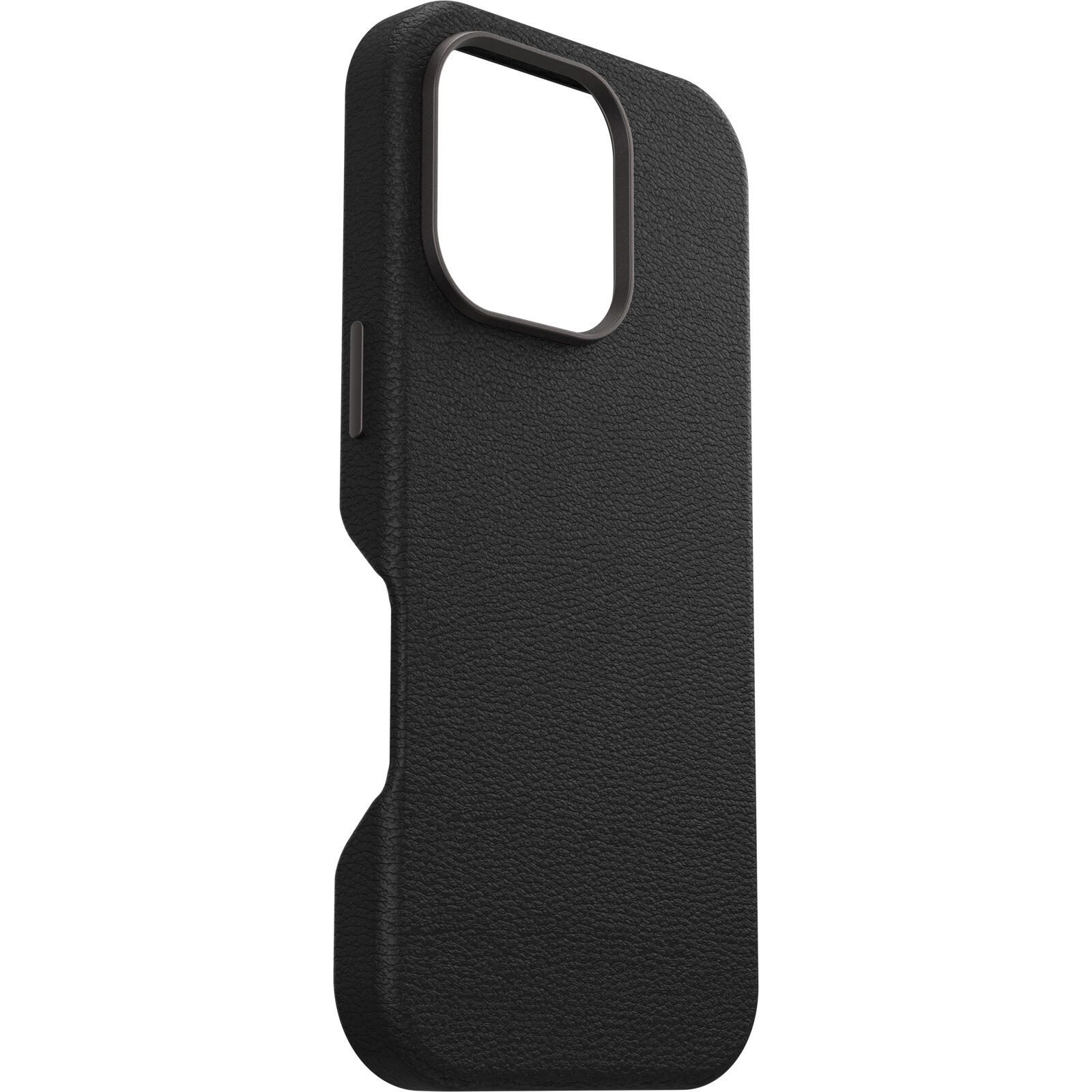 OtterBox Symmetry Cactus Leather Apple iPhone 16 Pro Noir Ash - black