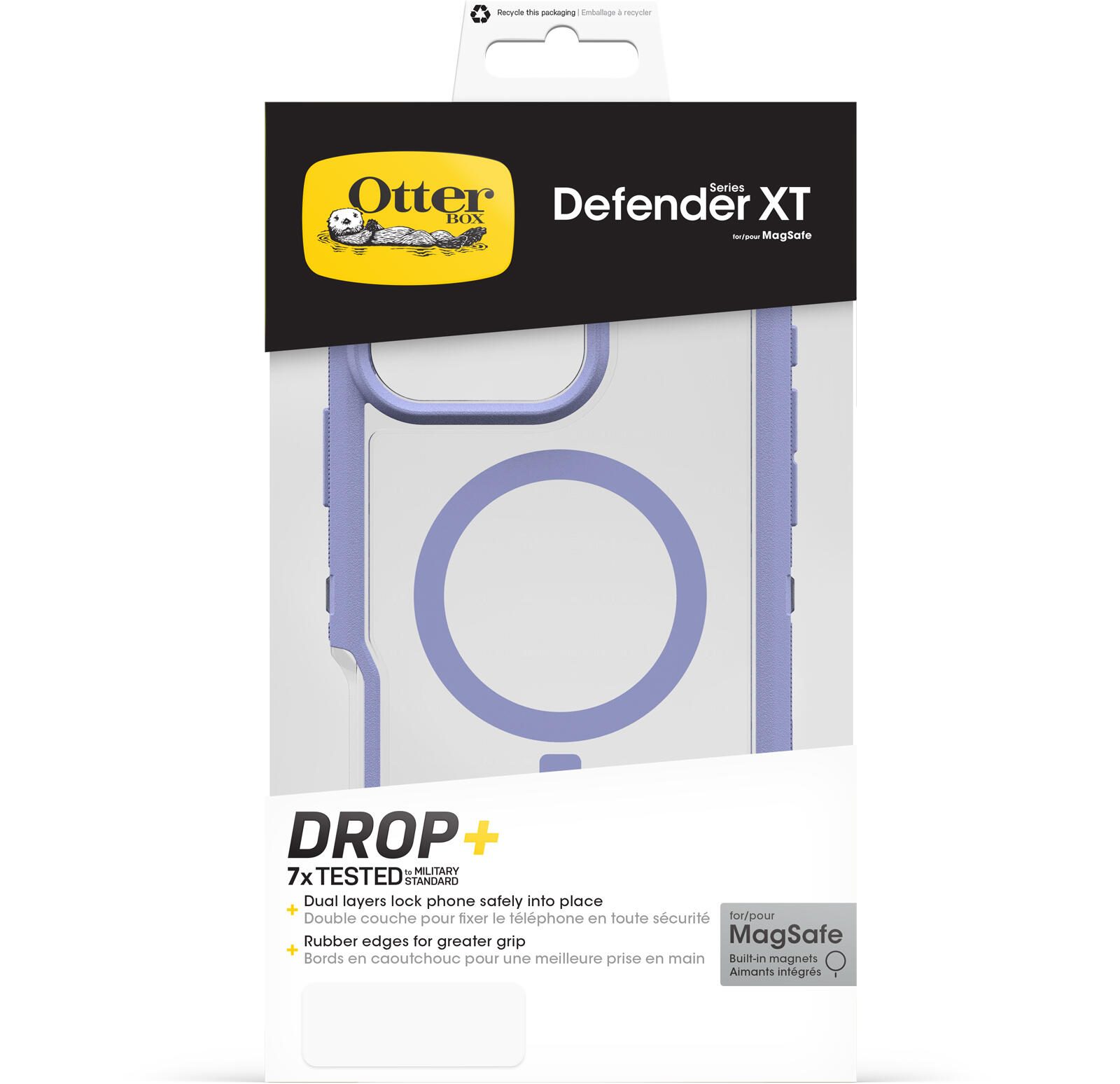 OtterBox Defender XT Clear Apple iPhone 16 Pro Max Lavender Haze - clear/purple