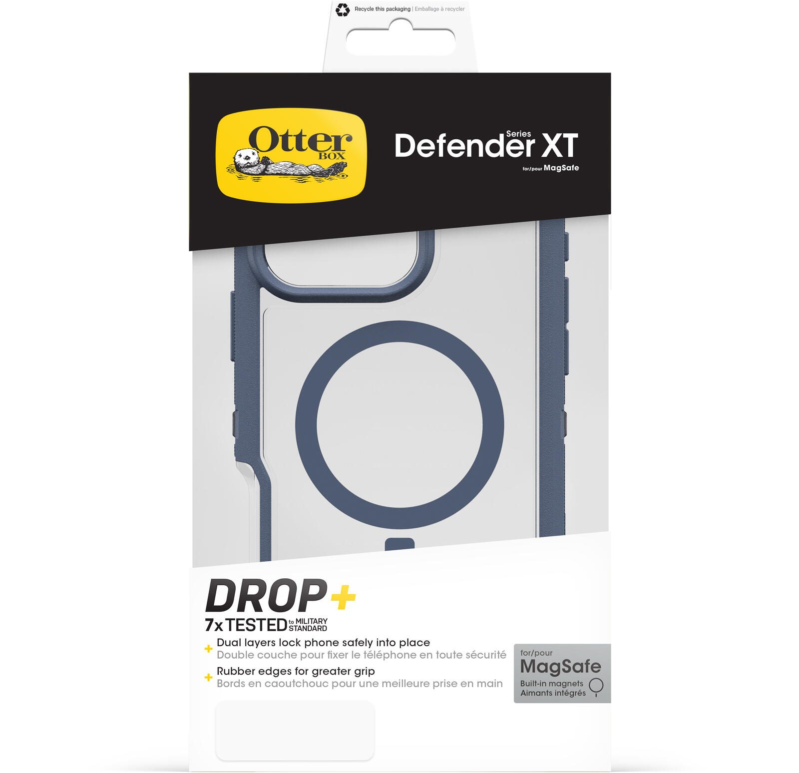 OtterBox Defender XT Clear Apple iPhone 16 Pro Max Mountain Storm - clear/blue