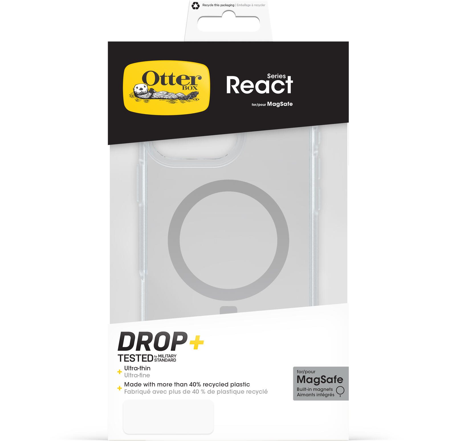 OtterBox React MagSafe Apple iPhone 16 Pro Max - clear