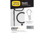 OtterBox React Necklace MagSafe Apple iPhone 16 Pro Max Black Crystal - clear/black