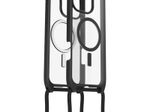 OtterBox React Necklace MagSafe Apple iPhone 16 Pro Max Black Crystal - clear/black