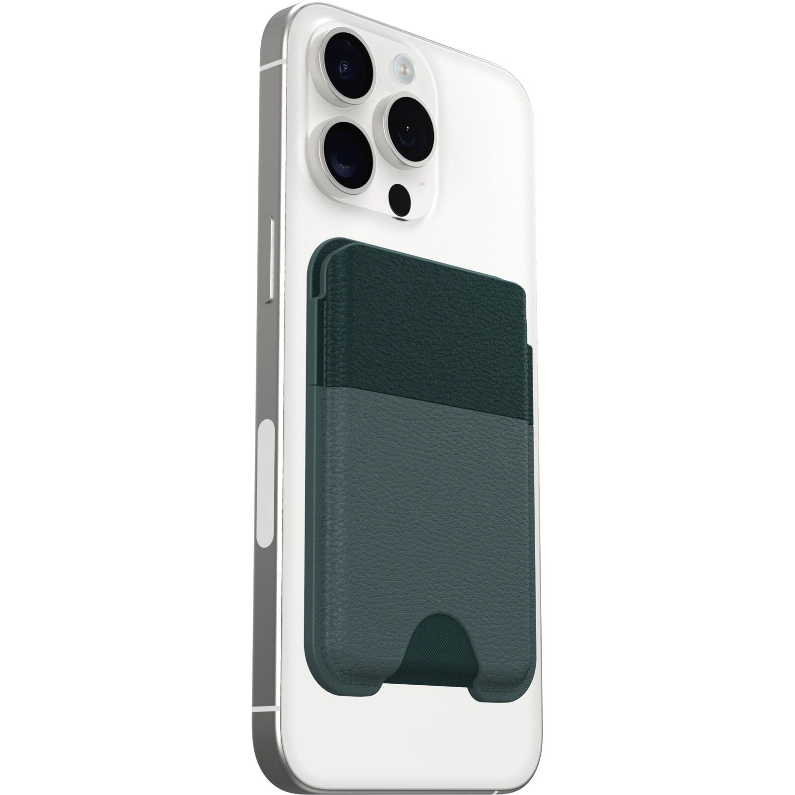 OtterBox Symmetry Cactus Leder Wallet für MagSafe Juniper Sprig - grün