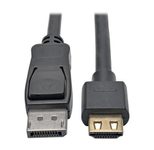 Eaton Tripp Lite Series DisplayPort 1.2 zu HDMI Active Adapterkabel (Stecker/Stecker), 4K 60 Hz, Gripping HDMI Plug, HDCP 2.2, 6 ft. (1.8 m)