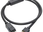 Eaton Tripp Lite Series DisplayPort 1.4 zu HDMI Active Adapterkabel (Stecker/Stecker), 4K 60 Hz, 4:4:4, HDR, HDCP 2.2, 3 ft. (0.9 m)