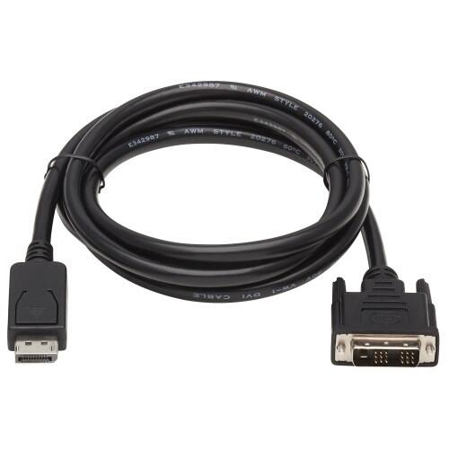 Eaton Tripp Lite Series DisplayPort zu DVI Adapterkabel (DP mit Verriegelungen auf DVI-D Single Link Stecker/Stecker), 10 ft. (3.1 m)