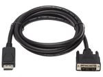 Eaton Tripp Lite Series DisplayPort zu DVI Adapterkabel (DP mit Verriegelungen auf DVI-D Single Link Stecker/Stecker), 10 ft. (3.1 m)