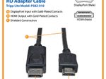 Eaton Tripp Lite Series DisplayPort zu HDMI Adapterkabel (Stecker/Stecker), 10 ft. (3.1 m)