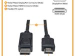 Eaton Tripp Lite Series DisplayPort zu HDMI Adapterkabel (Stecker/Stecker), 15 ft. (4.6 m)