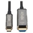 Eaton Tripp Lite Series High-Speed USB-C zu HDMI Fiber Active Optical Kabel (AOC) - UHD 4K 60 Hz, HDR, CL3 Rated, Schwarz, 20 m