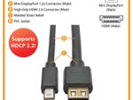 Eaton Tripp Lite Series Mini DisplayPort 1.2a zu HDMI Active Adapterkabel (Stecker/Stecker), 4K 60 Hz, HDCP 2.2, 6 ft. (1.8 m)