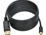 Eaton Tripp Lite Series Mini DisplayPort zu DisplayPort Adapterkabel (Stecker/Stecker), 4K 60 Hz, Schwarz, 10 ft. (3.1 m)
