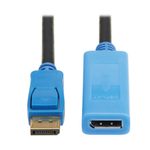 Eaton Tripp Lite Series DisplayPort Verlängerung Kabel mit Active Repeater and Latching Verbinder (M/F), 8K 60 Hz, HDR, 4:4:4, HDCP 2.2, 9 ft. (2.7 m)