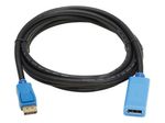 Eaton Tripp Lite Series DisplayPort Verlängerung Kabel mit Active Repeater and Latching Verbinder (M/F), 8K 60 Hz, HDR, 4:4:4, HDCP 2.2, 9 ft. (2.7 m)