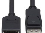 Eaton Tripp Lite Series DisplayPort Verlängerung Kabel mit Latch, 4K @ 60 Hz, HDCP 2.2 (M/F), 15 ft. (4.57 m)