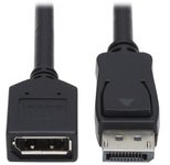 Eaton Tripp Lite Series DisplayPort Verlängerung Kabel mit Latch, 4K @ 60 Hz, HDCP 2.2 (M/F),10 ft. (3.05 m)