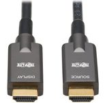 Eaton Tripp Lite Series High-Speed Armored HDMI Fiber Active Optical Kabel (AOC) - 4K @ 60 Hz, HDR, 4:4:4, Stecker/Stecker, Schwarz, 10 m 