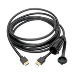 Eaton Tripp Lite Series High-Speed HDMI Kabel (Stecker/Stecker) - 4K 60 Hz, HDR, Industrial, IP68, Hooded Verbinder, Schwarz, 12 ft. (3.66 m)