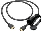 Eaton Tripp Lite Series High-Speed HDMI Kabel (Stecker/Stecker) - 4K 60 Hz, HDR, Industrial, IP68, Hooded Verbinder, Schwarz, 3 ft. (0.91 m)