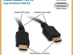 Eaton Tripp Lite Series High-Speed HDMI Kabel, Digital Video mit Audio, UHD 4K (Stecker/Stecker), Schwarz, 25 ft. (7.62 m)