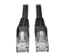 Eaton Tripp Lite Series Cat6 Gigabit Snagless Molded (UTP) Ethernet Kabel (RJ45 Stecker/Stecker), Schwarz, 15 ft. (4.57 m)
