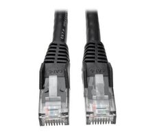 Eaton Tripp Lite Series Cat6 Gigabit Snagless Molded (UTP) Ethernet Kabel (RJ45 Stecker/Stecker), Schwarz, 5 ft. (1.52 m)
