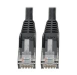 Eaton Tripp Lite Series Cat6 Gigabit Snagless Molded (UTP) Ethernet Kabel (RJ45 Stecker/Stecker), Schwarz, 6-in. (15.24 cm)