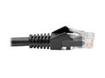Eaton Tripp Lite Series Cat6 Gigabit Snagless Molded (UTP) Ethernet Kabel (RJ45 Stecker/Stecker), Schwarz, 7 ft. (2.13 m)