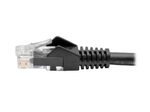 Eaton Tripp Lite Series Cat6 Gigabit Snagless Molded (UTP) Ethernet Kabel (RJ45 Stecker/Stecker), Schwarz, 7 ft. (2.13 m)
