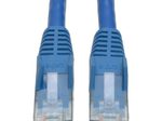Eaton Tripp Lite Series Cat6 Gigabit Snagless Molded (UTP) Ethernet Kabel (RJ45 Stecker/Stecker), Blue, 50 ft. (15.24 m)