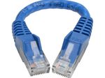 Eaton Tripp Lite Series Cat6 Gigabit Snagless Molded (UTP) Ethernet Kabel (RJ45 Stecker/Stecker), Blue, 6-in. (15.24 cm)
