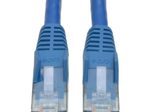 Eaton Tripp Lite Series Cat6 Gigabit Snagless Molded (UTP) Ethernet Kabel (RJ45 Stecker/Stecker), Blue, 7 ft. (2.13 m)