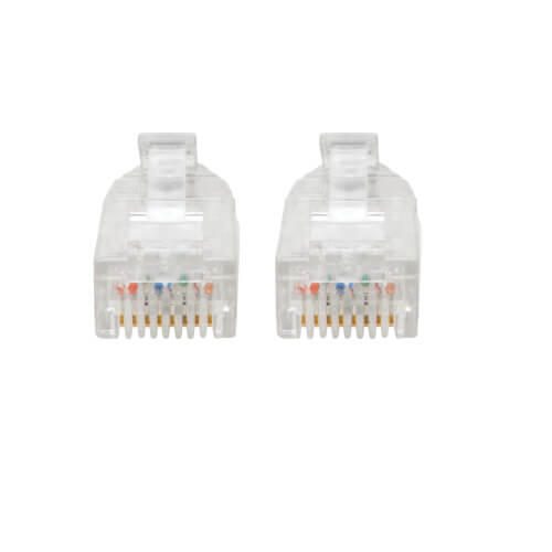 Eaton Tripp Lite Series Cat6 Gigabit Snagless Slim UTP Ethernet Kabel (RJ45 Stecker/Stecker), Schwarz, 6-in. (15.24 cm)